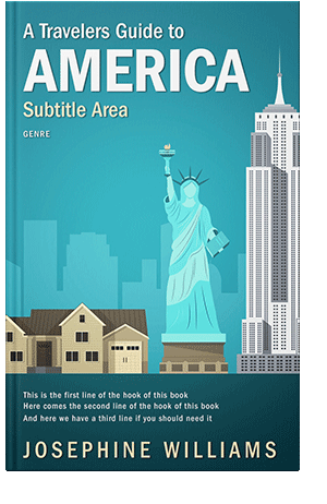 Pre Made Book Cover Eastern Blue