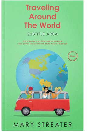 Pre Made Book Cover Algae Green