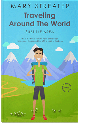 Pre Made Book Cover Malibu