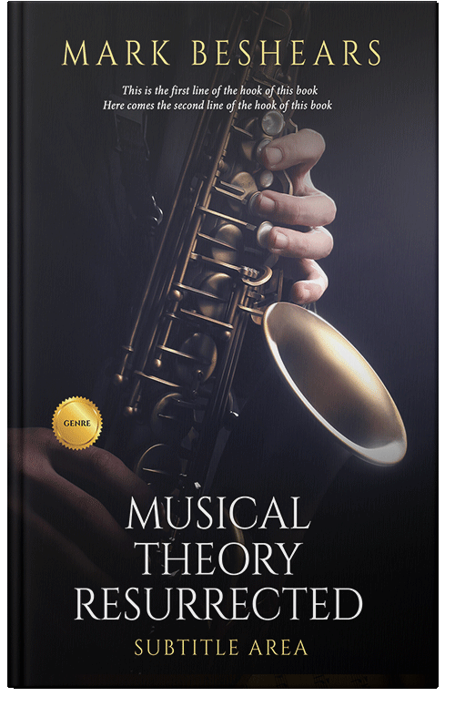 Front view of Premade Music Book Cover - Cinder