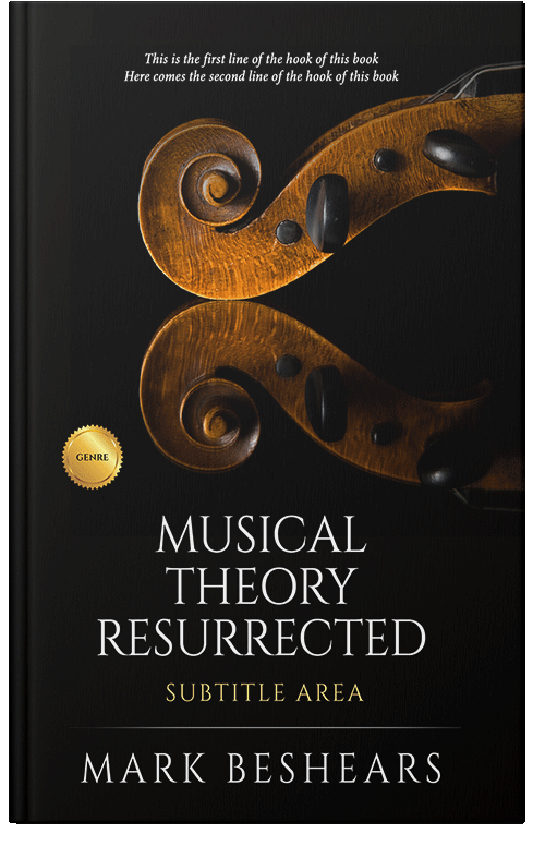 Front view of Premade Music Book Cover - Night Rider