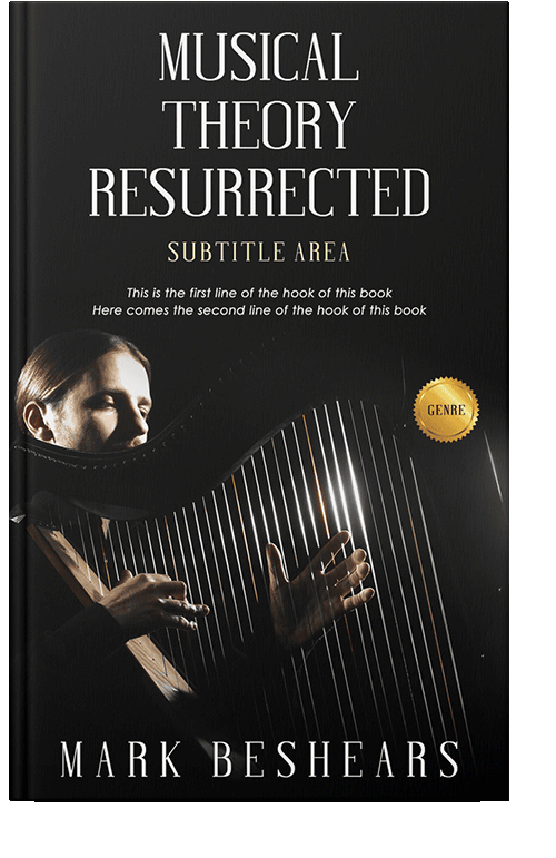 Front view of Cod Gray #5525 - Premade Abstract Book Cover