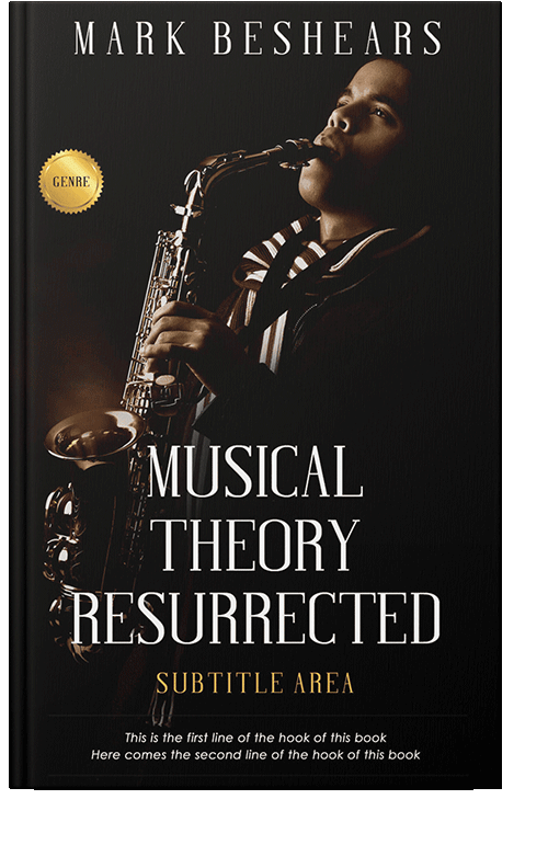 Front view of Gondola #5527 - Premade Abstract Book Cover