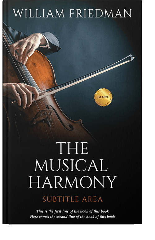 Front view of Bunker #5530 - Premade Abstract Book Cover