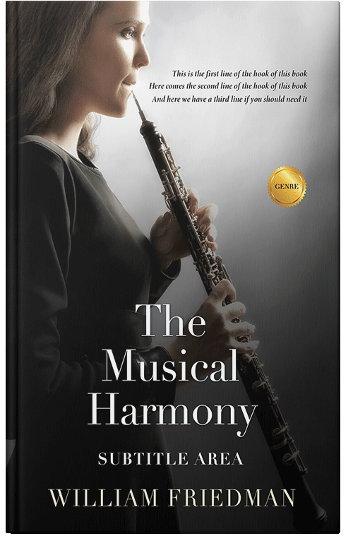 Front view of Timberwolf #5531 - Premade Abstract Book Cover