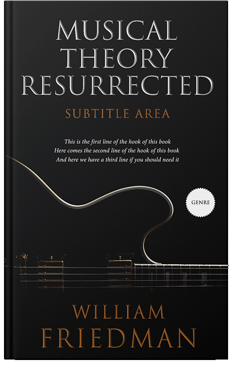 Front view of Black #5532 - Premade Abstract Book Cover