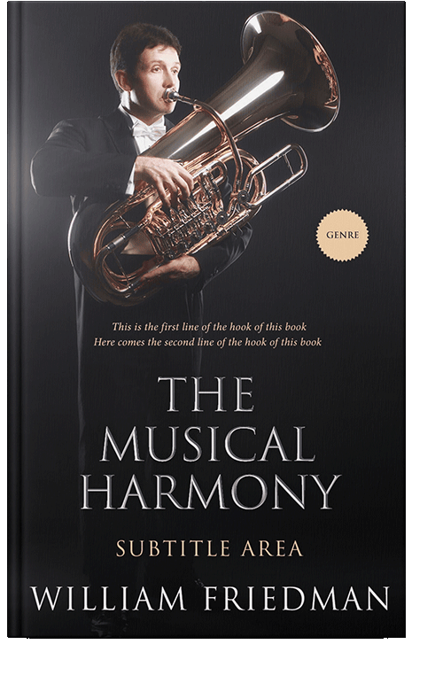 Front view of Woodsmoke #5533 - Premade Abstract Book Cover