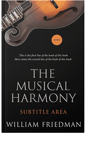 Pre Made Book Cover Black