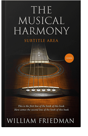 Pre Made Book Cover Black