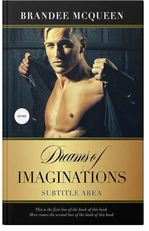 Front view of Premade Erotica Book Cover - Harvest Gold