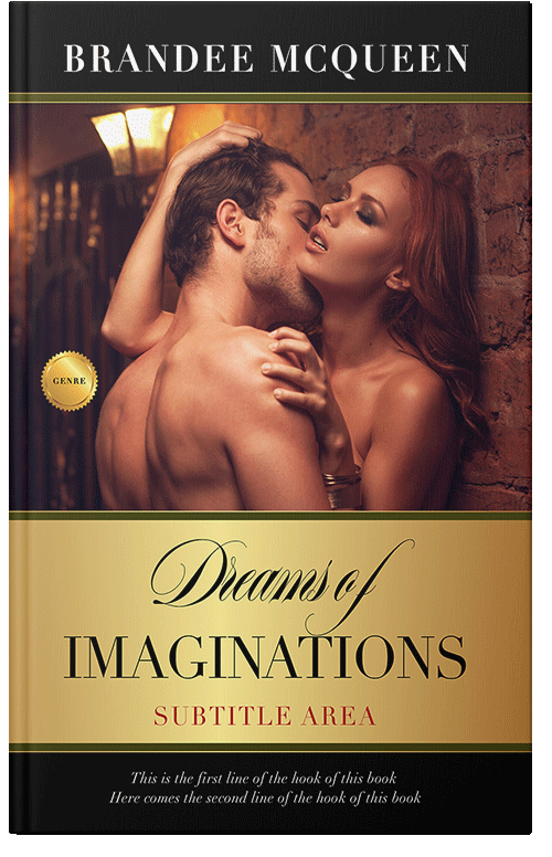 Front view of Premade Erotica Book Cover - Harvest Gold