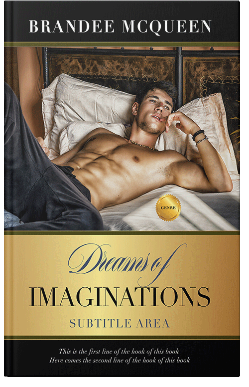 Front view of Premade Erotica Book Cover - Tan