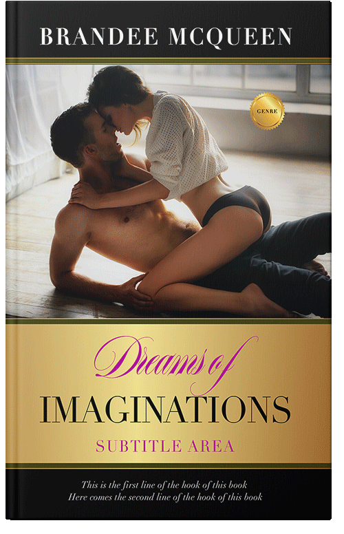 Front view of Premade Erotica Book Cover - Tan