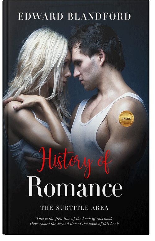 Front view of Premade Erotica Book Cover - Shark