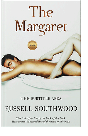 Pre Made Book Cover Green White