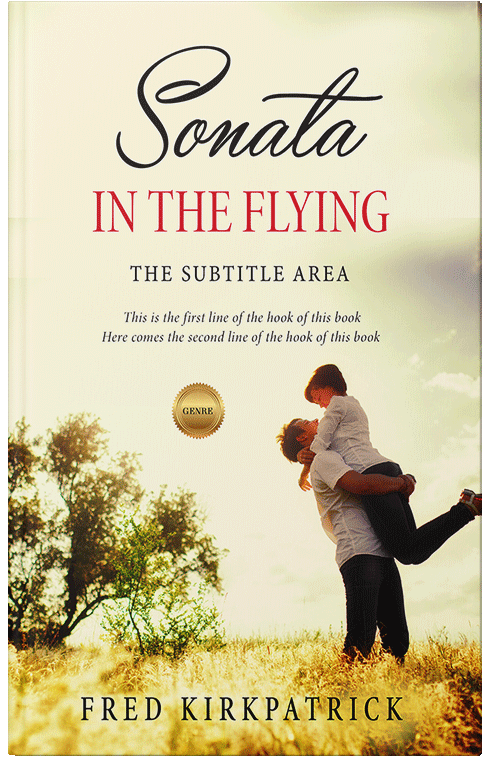 Front view of Citrine White #5635 - Premade Romance Book Cover