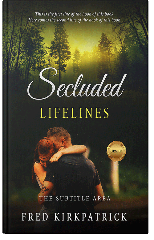 Front view of Rangoon Green #5638 - Premade Romance Book Cover