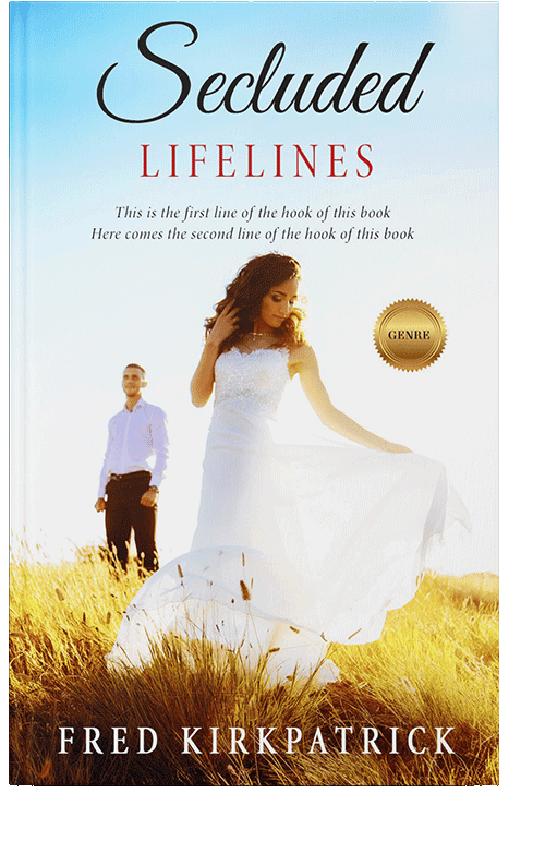 Front view of Aqua Haze #5639 - Premade Romance Book Cover