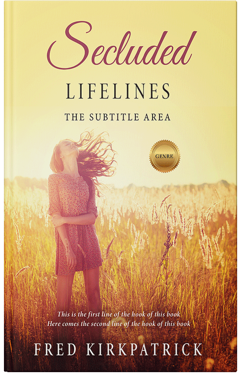 Front view of Premade Romance Book Cover - Maize