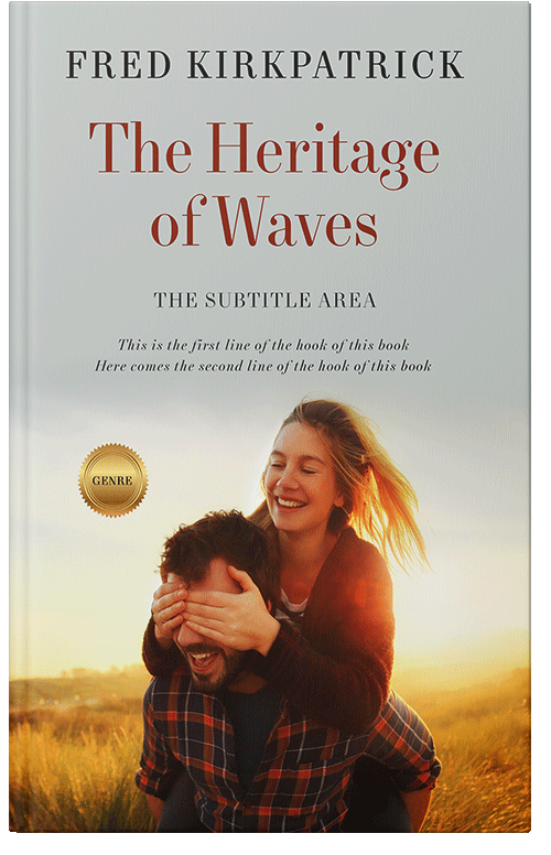 Front view of Celeste #5652 - Premade Romance Book Cover