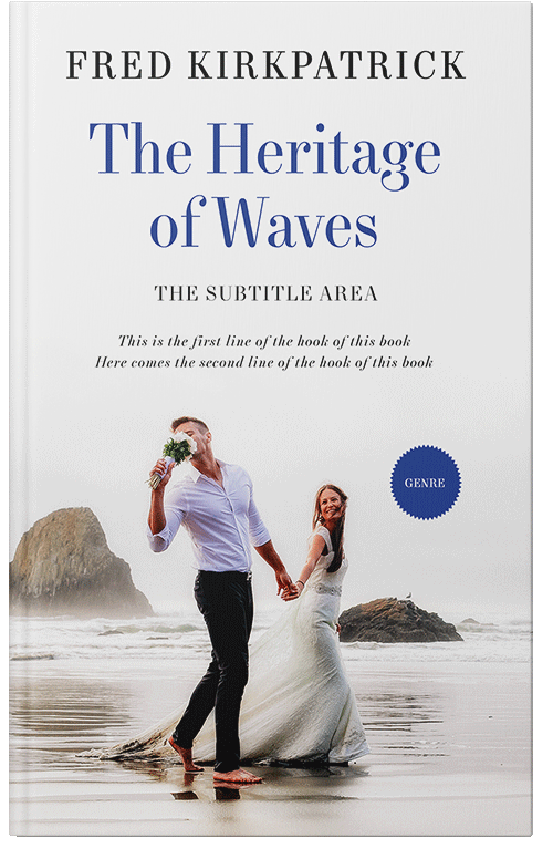 Front view of Premade Romance Book Cover - Ebb