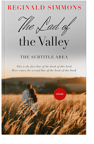 Pre Made Book Cover Swirl