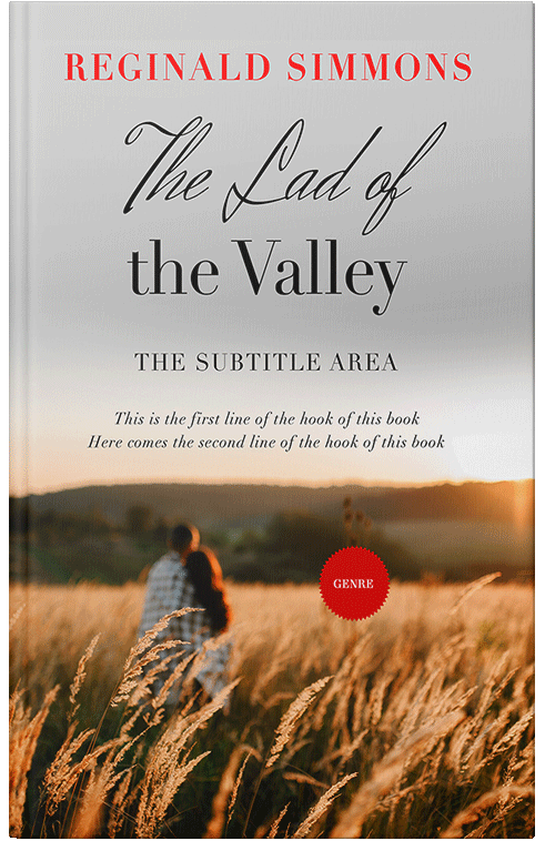 Front view of Premade Romance Book Cover - Swirl