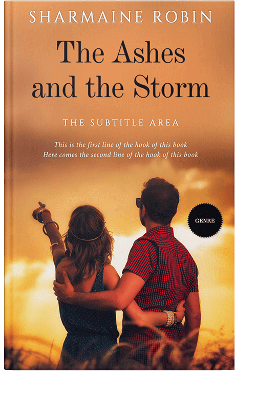 Front view of Raw Sienna #5695 - Premade Romance Book Cover