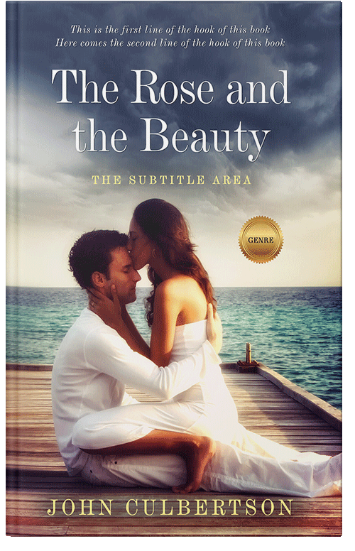 Front view of Premade Romance Book Cover - Sisal