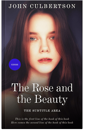 Pre Made Book Cover Calico