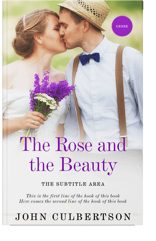 Front view of Pearl Bush #5706 - Premade Romance Book Cover
