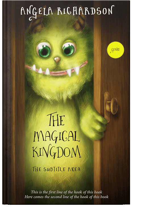 Front view of Brown Tumbleweed #5714 - Premade Fantasy Book Cover