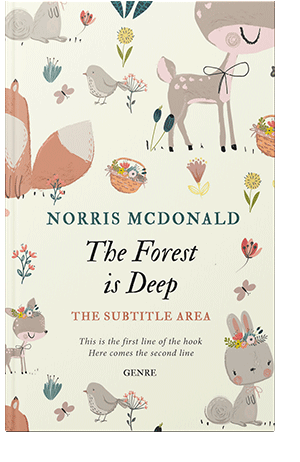 Pre Made Book Cover Quarter Spanish White