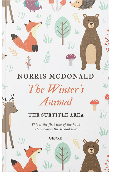 Front view of Muddy Waters #5734 - Premade Nature Book Cover