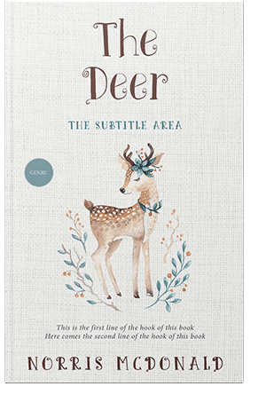 Pre Made Book Cover Pampas