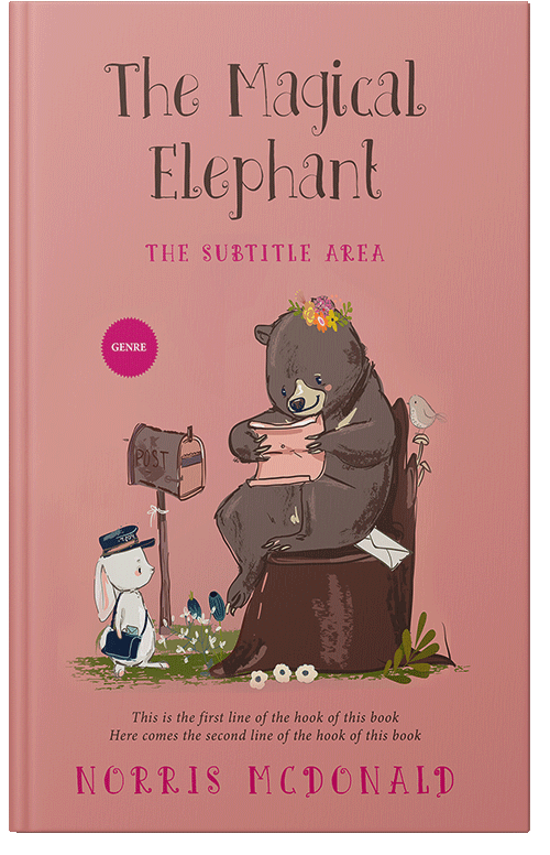 Front view of My Pink #5742 - Premade Teen & Young Adult Book Cover