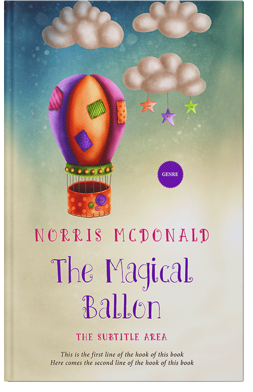 Front view of Tana #5743 - Premade Fantasy Book Cover