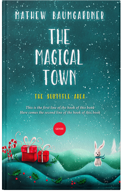 Front view of Premade Fantasy Book Cover - Atoll