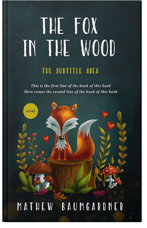 Front view of Aztec #5755 - Premade Fantasy Book Cover