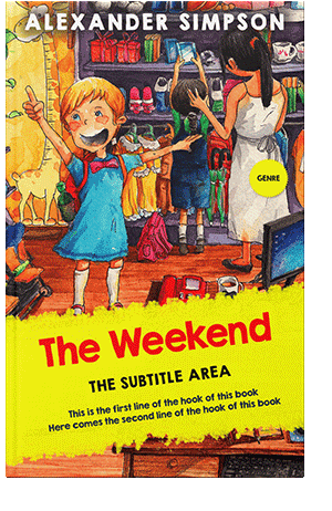 Pre Made Book Cover Ripe Lemon