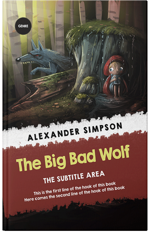 Front view of Zeus #5765 - Premade Fantasy Book Cover