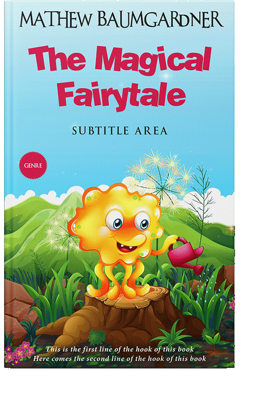 Front view of Spray #5776 - Premade Fantasy Book Cover