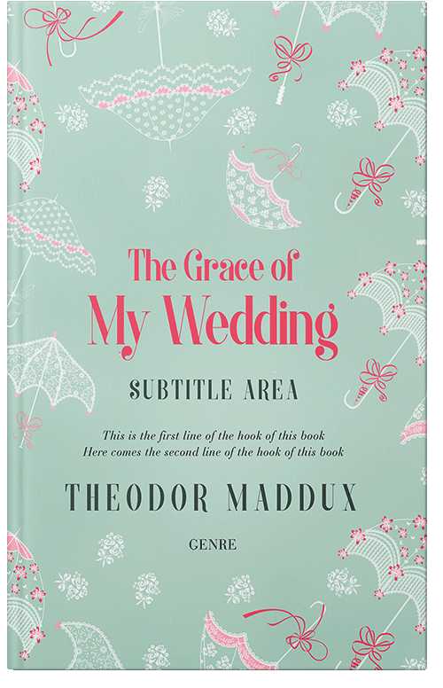 Front view of Edgewater #5790 - Premade Abstract Book Cover