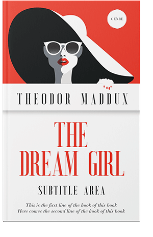 Pre Made Book Cover Cinnabar