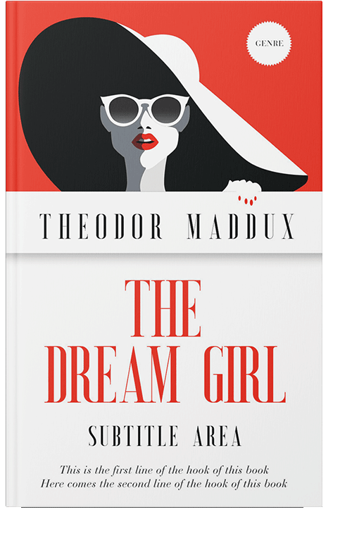 Front view of Cinnabar #5797 - Premade Erotica Book Cover