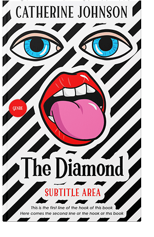 Pre Made Book Cover Black