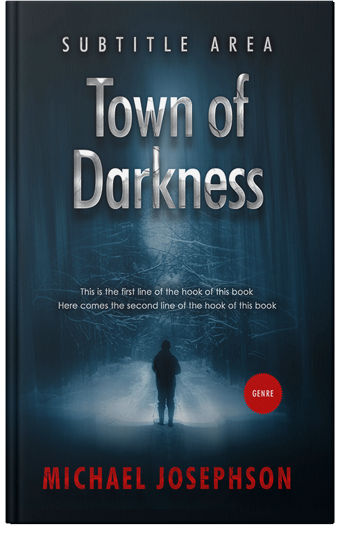 Front view of Premade Fantasy Book Cover - Black Pearl