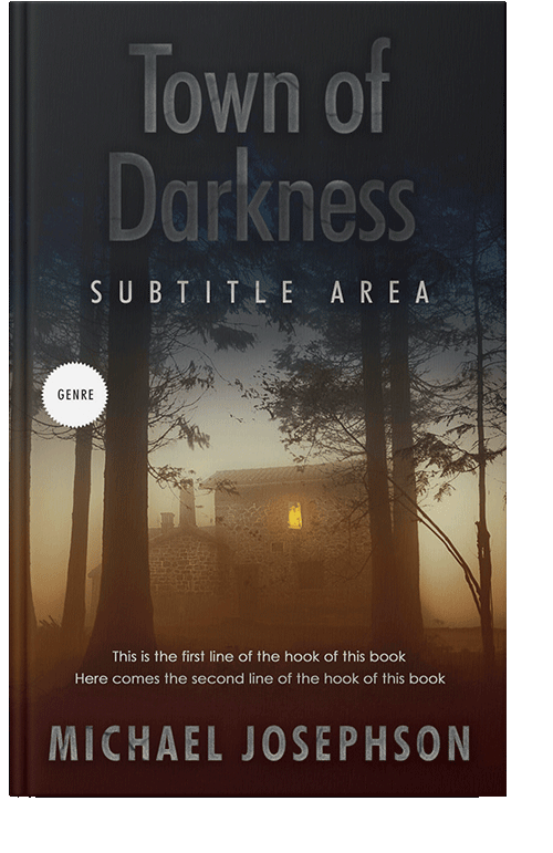 Front view of Oil #5812 - Premade Horror Book Cover