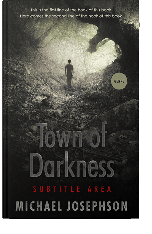 Front view of Bison Hide #5816 - Premade Horror Book Cover