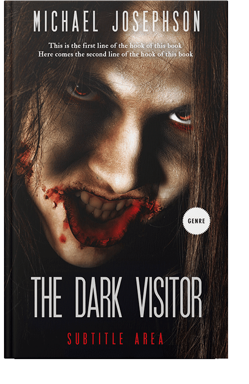 Front view of Indian Khaki #5826 - Premade Horror Book Cover